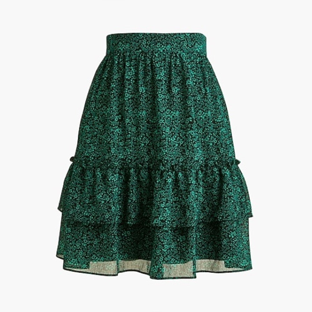 J. Crew Factory Ruffle Mini Skirt - Picture 3 of 8